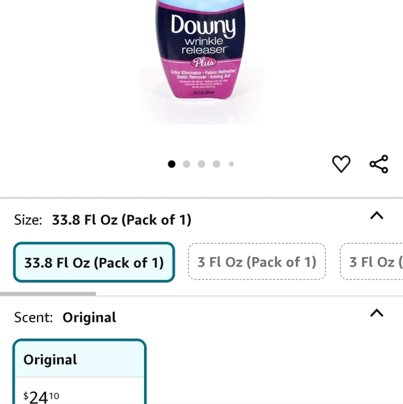 NWT! Sealed!! Downy Wrinkle Releaser Plus 33.8oz - Picture 9 of 9